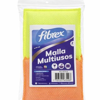 ESPONJA MALLA NEON X2