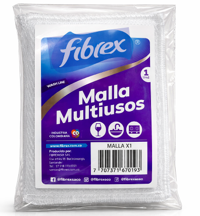 ESPONJA MALLA BLANCA X2 - Imagen 2