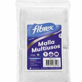 ESPONJA MALLA BLANCA X2