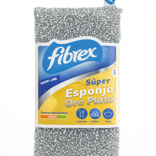 SUPER ESPONJA ORO PLATA